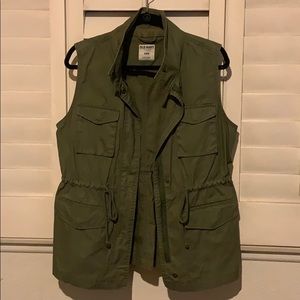Utility Olive Green Vest